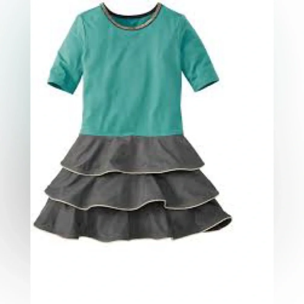 Hanna Andersson Gift Giving Lurex Trim Dress - Picture 3 of 9